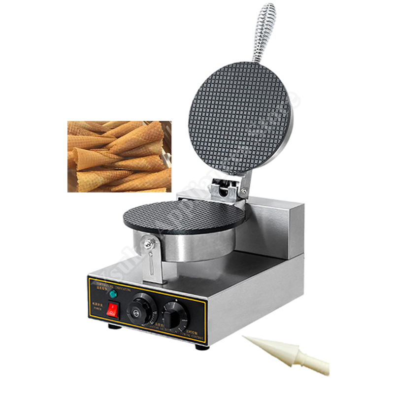 Egg Waffle Pan - เครื่องทำไอศกรีมโคนกรอบ เครื่องทำวาฟเฟิลโคนไอศกรีมเชิงพาณิชย์ เครื่องทำเวเฟอร์บิสกิต เครื่องทำเอกรولอัตโนมัติ