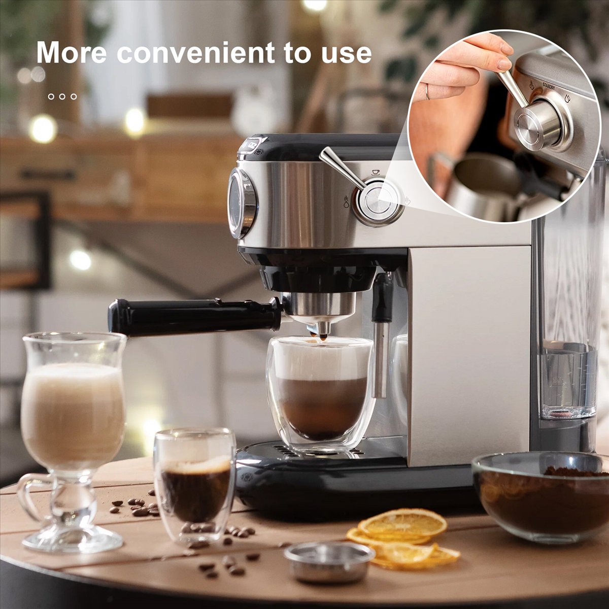 Breville Espresso Barista Express - (A25M) คันโยกไอน้ำสำรองสำหรับเครื่องชงกาแฟ Breville เหมาะสำหรับรุ่น Barista Express,
