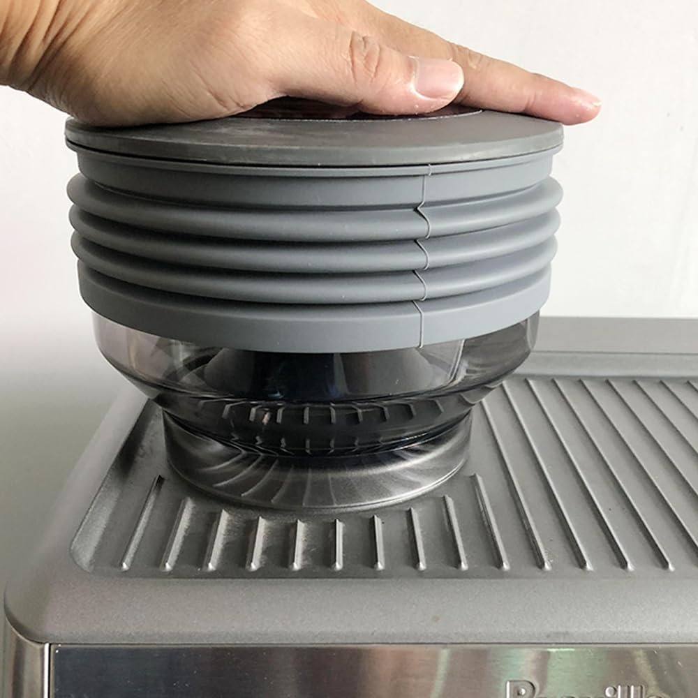 ซิลิโคนเบลโลว์และถังใส่กาแฟแบบ - Breville Espresso Barista Express บทวิจารณ์และราคา