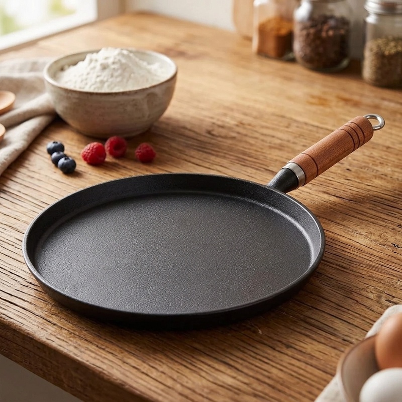 กระทะเหล็กหล่อขนาด 20/23/26 ซม - Egg Waffle Pan บทวิจารณ์และราคา