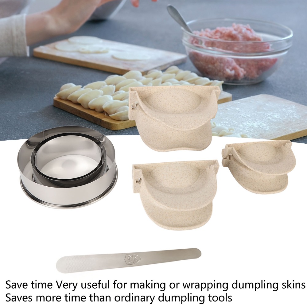 ชุดอุปกรณ์ทำเกี๊ยวสแตนเลสพลาสต - Dumpling Press Set บทวิจารณ์และราคา
