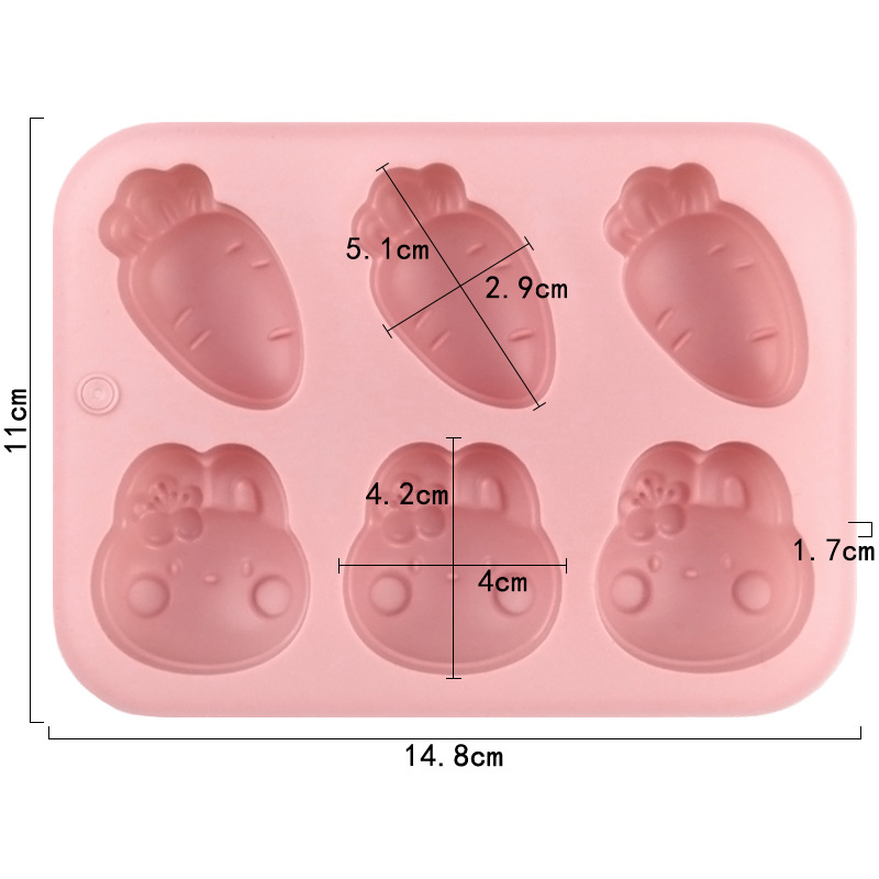 แม่พิมพ์ซิลิโคนลายการ์ตูน รูปก - Bunny Cake Mold บทวิจารณ์และราคา